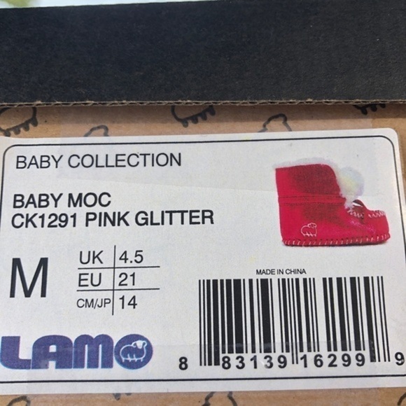 Lamo Baby Moc Pink Glitter Size 3-6 months - Picture 7 of 8